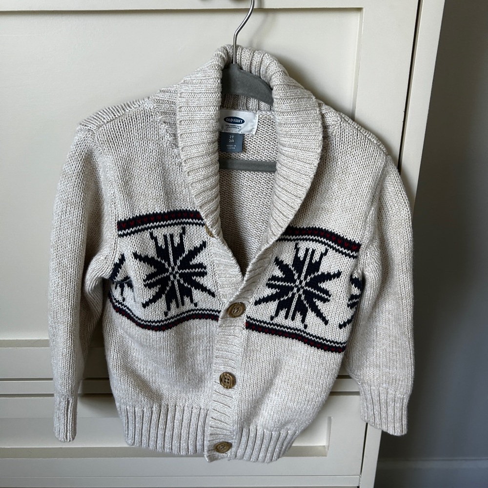 Toddler holiday Cardigan